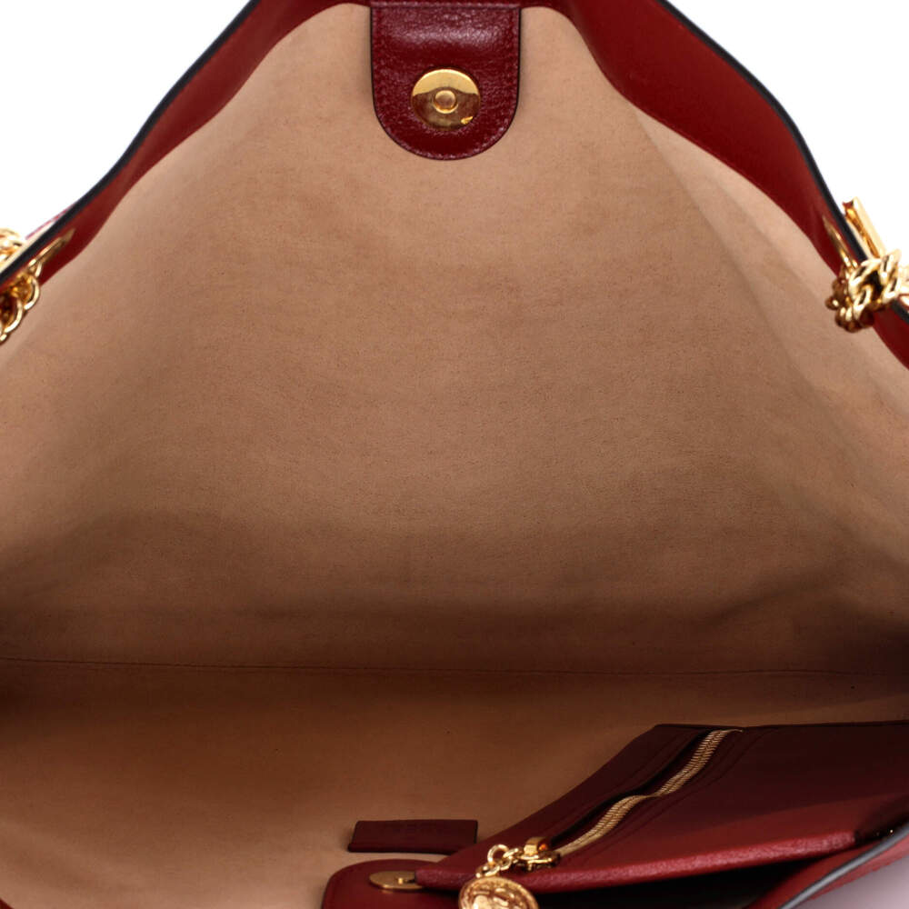 Gucci Rajah Chain Tote Leather Large #200035G15B - Picture 6 of 7